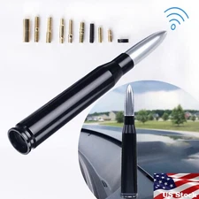 Silver BULLET ANTENNA 50 CAL For ford 1900-2022 f150 f250 f350 f450 f550 f650
