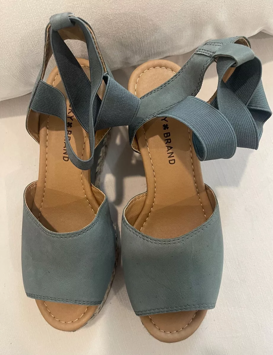 Lucky brand bettanie hotsell espadrille wedge sandal