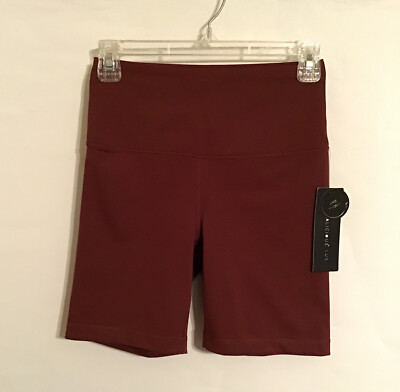 Yogalicious Lux High Rise Workout Active Shorts Desert Apple Womens Size  Small