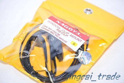 Nagoya RB-CLP Window Clip Mount with RG-174 cable SMA-Male for Car Radio Antenna - Zdjęcie 2 z 4