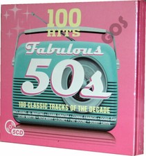 Fabulous 50s 5 CD Set 100 Hit Tracks Collection Of 1950s Jukebox Music Songs New