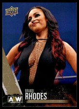 2021 Upper Deck Wrestling AEW Brandi Rhodes #53 Gold