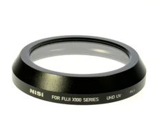 NiSi UHD UV Screw-On 49mm Black Camera Lens Filter for Fujifilm X100 Series FX-1