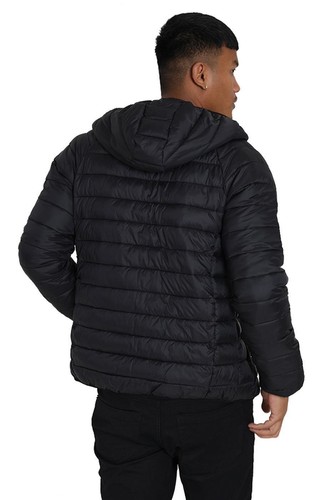 Mens Winter Jacket Warm Padded Puffer Bubble Down Coat Quilted Zip Outwear - Picture 3 of 19