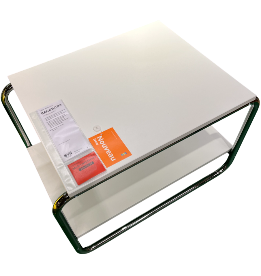 IKEA BAGGBODA Side Table White 71x50 cm (28x19 5/8 IKEA BAGGBODA Side Table White 71x50 cm (28x19 5/8