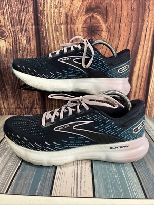 Brooks Glycerin 20 Womens US 11.5 Blue Athletic Shoes Sneakers 1203691B499 - SB4