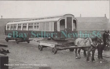 London England UK - L&NWR RAILWAY TRAM CAR - Postcard