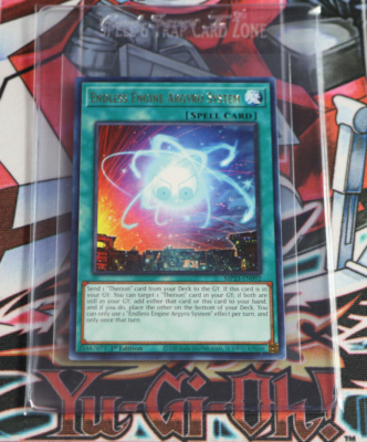 YuGiOh Spell Card Endless Engine Argyro System MP23-EN092 1st Edition Rare 