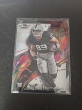 Brock Bowers 2024 Topps Finest Common RC Rookie Card