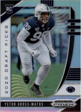 2020 Panini Prizm Draft Picks Prizms Silver #159 Yetur Gross-Matos - FB