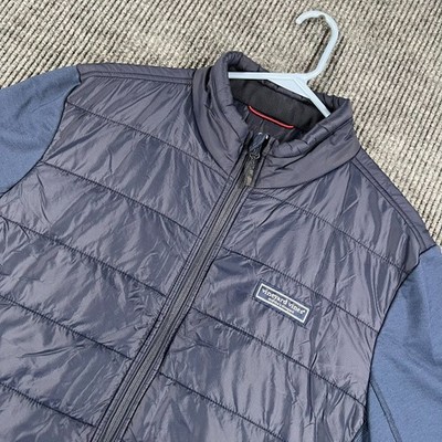 Vineyard Vines Performance Jacket Mens Large Black Long Sleeve Full Zip