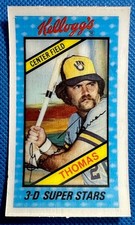 1980 Kellogg's 3-D Super Stars #11 Gorman Thomas Milwaukee Brewers EX