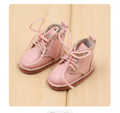 12'' Blythe doll Shoes Pink Leather Shoes Lovely Shoes