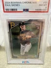 2024 Bowman Chrome Mega Box Refractor Paul Skenes RC Mojo Psa 8