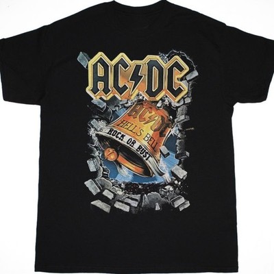 AC/DC Hells Bells Rock Or Bust Black T-Shirt