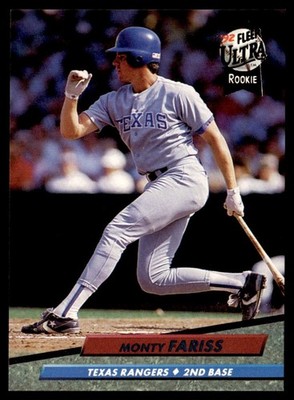 1992 Ultra Monty Fariss Texas Rangers #441
