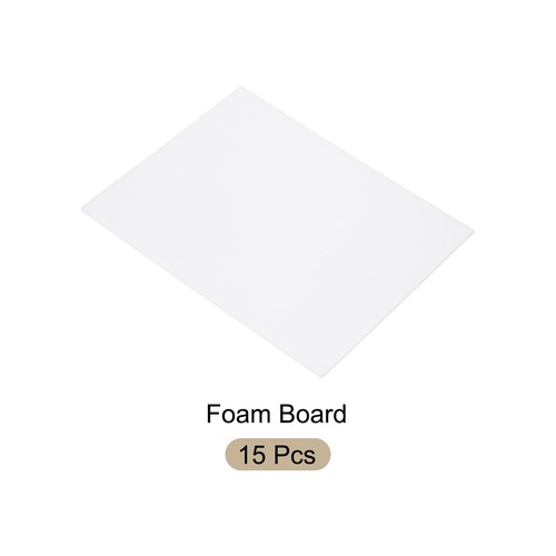 15 PCS Foam Board 18x24 Inch, White Foam Board 1/8 Inch Thick Foam Poster Board - Picture 5 of 5