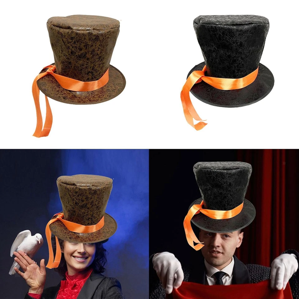 Top Hat Costume Accessory Party Accessory Dress up Magician Hat for Holiday - Image 1 of 1