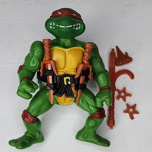 1988 Teenage Mutant Ninja Turtles 5" Raphael Soft Head Figure Tmnt