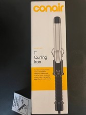 Conair 1" Instant Heat Curling Iron 25 Heat Settings Classic Curls Dual Voltage