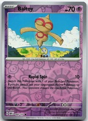 Baltoy 094/197 Obsidian Flames Reverse Holo Common