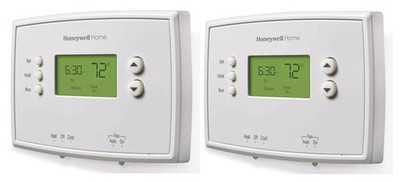 Lot of two Honeywell RTH2300B Programmable Thermostat