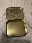 Santa on Rooftop w Reindeer ~ Russell Stover Candy Hinged Lid Tin, Empty — photo 6