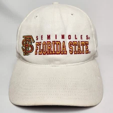 Florida State Seminoles Hat NCAA ACC Strapback Adjustable Cap Red White Gold