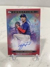2024 Topps Inception Base Rookie and Emerging Stars Auto Naoyuki Uwasawa Red /50
