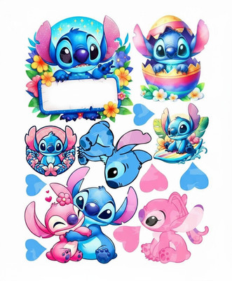 Lilo & Stitch Essbar Tortenaufleger Torte Geburstag Zuckermasse +NAME