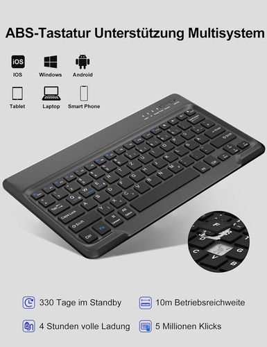FOGARI Tastatur Hülle 14.6'', Schwarz für Samsung Galaxy Tab S10 Ultra/S9 Ultra - Bild 3 von 7