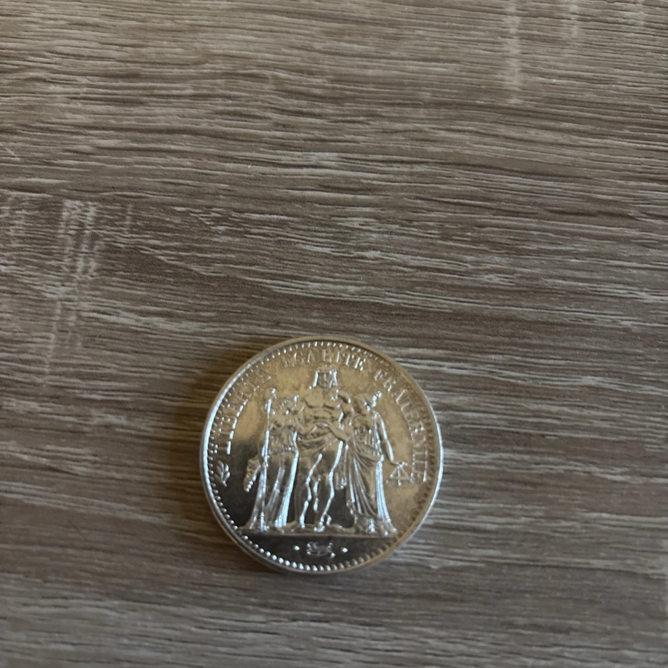 pièce de 10 francs hercule argent 1965 - Photo 2/2