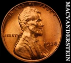 1938 Lincoln Wheat Cent-Choice Gem Brilliant Unc Red No Reserve #i1073