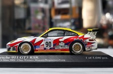 MINICHAMPS 1/43 Porsche 911 GT3 RSR #90 Le Mans 2004 Class Winner w/ Box