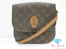 Y1012 LOUIS VUITTON Shoulder Bag Monogram S Crew MM M51243 Brown PVC Leather LV 