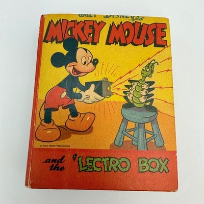 Mickey Mouse and the 'Lectro-Box Better Little Book Walt Disney 1946 Misprint