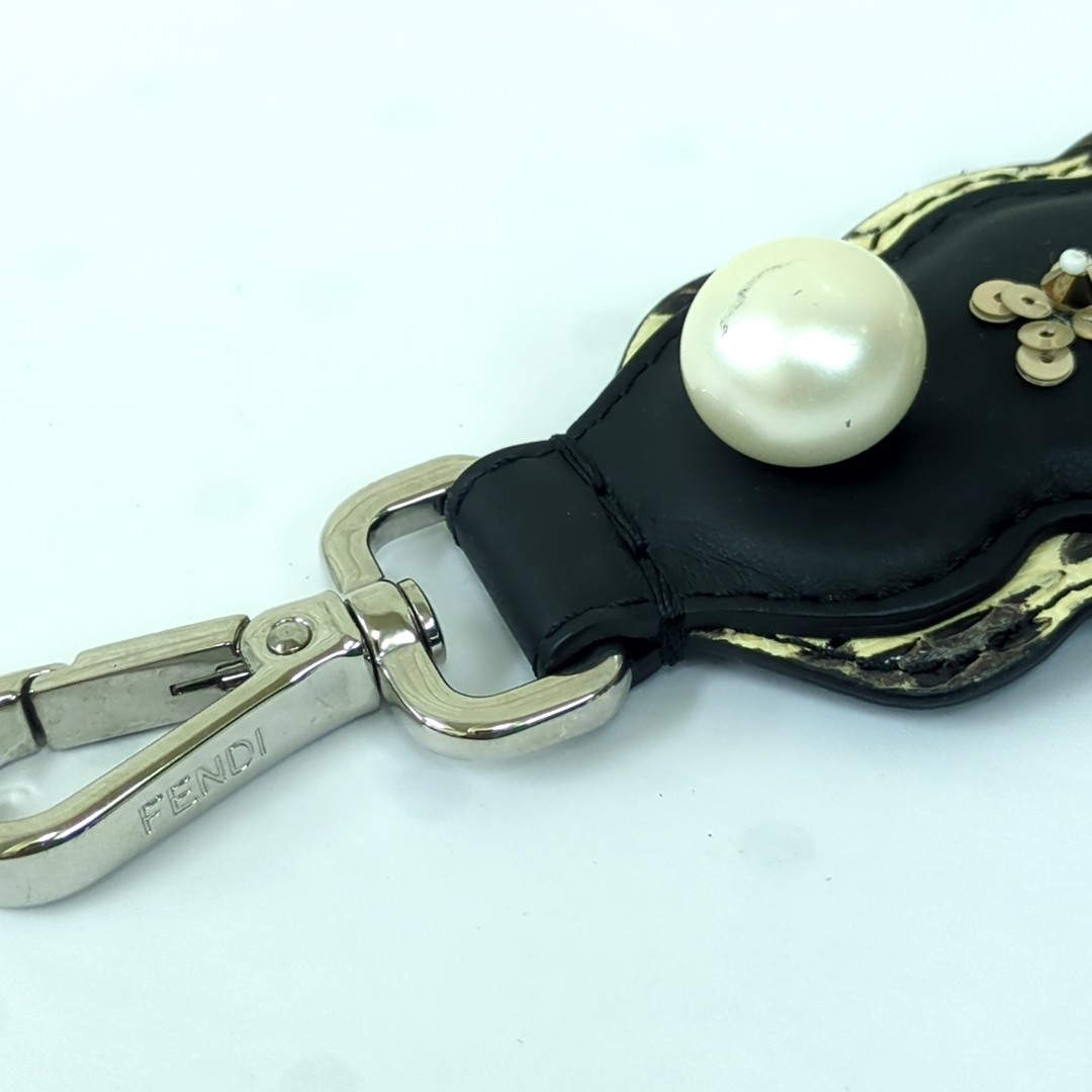 Fendi Leather Python Pearl Strap You Shoulder Str… - image 15