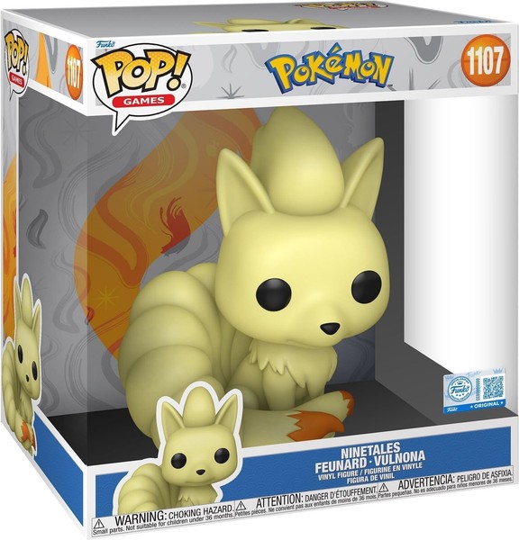 Gadget -D- Pokemon: Funko Pop! Jumbo - Ninetales (Vinyl Figure 1107) Funko-image