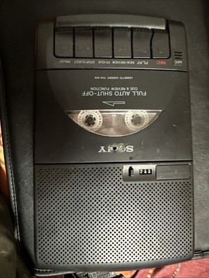 Sony Tragbarer Kassettenspieler Cassette-Corder Diktiergerät TCM 939 Vintage