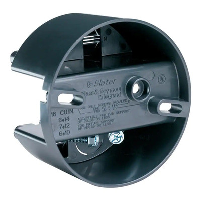 Pass & Seymour Slater New Work 4 In. round 16 Cu. In. Plastic Direct Mount Fixtu