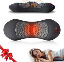 3 In 1 Electric Lumbar Support Pillow Smooth Spine Triple Fusion Back Massager