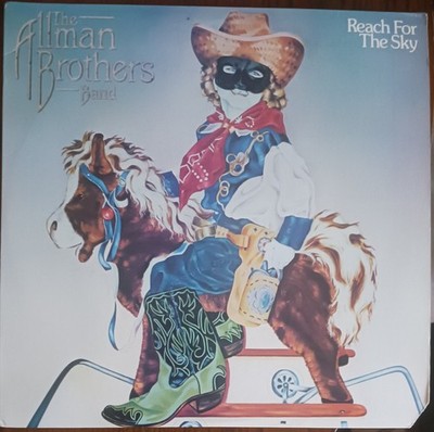 ALLMAN BROTHERS BAND - REACH FOR THE SKY - 1980 ARISTA RECORDS LP - (VG+/VG)