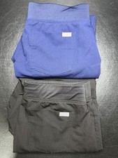 Figs Zamora Scrub Jogger Pants Black Navy Women s Medium Lot Of 2