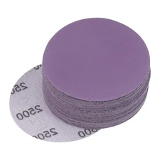 30Pcs 2500 Grits Purple Sanding Discs for WOOD METAL PAINT FINISHING Wet Dry