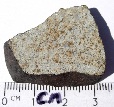 13.2 grams 31x26x6mm fully crusted slice Vinales meteorite fell Feb 2019 + COA