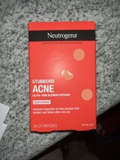 Neutrogena Stubborn Acne Ultra-Thin Blemish Patches-24 Count New