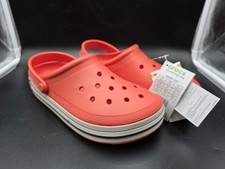 Crocs Off Court Logo Clog Orange Men  s Size 6 / Women  s Size 8