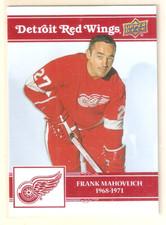 Frank Mahovlich 2025-26 UD Detroit Red Wings Centennial Base Card #13