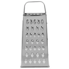 MAGICLULU 1pc Stainless Steel Vegetable Grater Portable Metal Grater 4-Sided ...