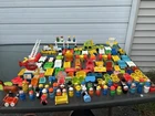 Vintage Lot 136 Pcs  Fisher Price Little People People Car Trucks Helicopter
